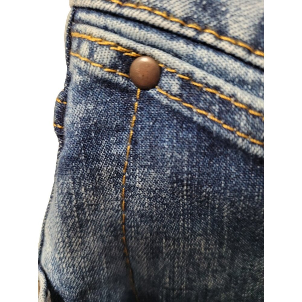 Wrangler Jeans Womens 7 Blue Straight Leg Stretch 5-Pocket 1018MWZSW 28x29 - Picture 4 of 14